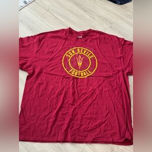 Captivating Sun Devils Football Red T-Shirt